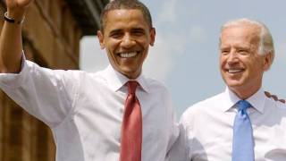 Barack Obama and Joe Biden in Springfield IL [upl. by Beverie311]