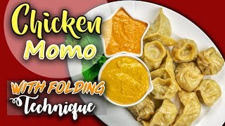 Nepali chicken MOMO  Dumplings  How to make MOMO  Chicken Momo Recipe Nepali Style [upl. by Bore]