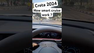 how smart cruise work in creta sx optional ivt 2024 [upl. by Arline199]