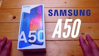 Samsung Galaxy A50  Unboxing and First Impression  TAGALOG [upl. by Ominorej]