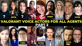 Valorant Voice Actor Name for All Agents 2022 PART 2 [upl. by Celestine988]