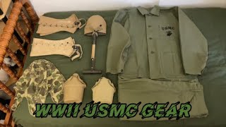 All of my WWII USMC gear￼￼￼ [upl. by Ynafit]