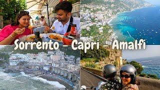 ITALY vlog Sorrento Capri amp PositanoAmalfi Coast  Hotel Ferry Cost amp More [upl. by Ahseiuqal563]