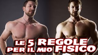 TheMerluzz 🐟le 5 REGOLE per il mio FISICO [upl. by Esenwahs]