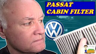 VW Passat 2020 Cabin Filter Replacement [upl. by Oicirtap]