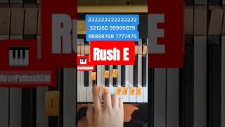 Rush E Piano Tutorial 🎹rushepianopianotutorial shorts [upl. by Sussman389]