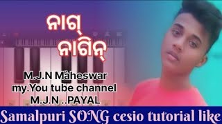 samalpuri Nagnagin song cesio tutorial MJN maheswar [upl. by Atnoid]