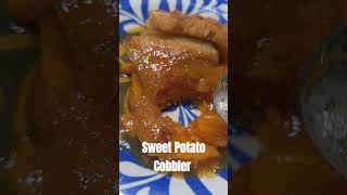 Sweet Potato Cobbler 🥔 poundcake yummy contentcreator desserts baking ebook [upl. by Nylesoy891]