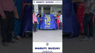 Maruti Delivery New ALTOK10 VXI Plus white colour 🚘 youtubeshorts viral shorts [upl. by Malas]