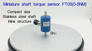 Miniature Shaft Torque Sensor 05NM Micro Reaction Torque Transducer [upl. by Eiger334]