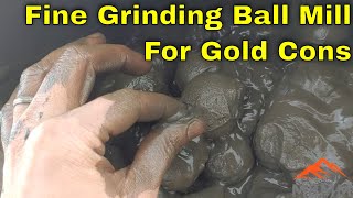 Ultra Fine Grinding Ball Mill To Release More GOLD From Concentrates amp Black Sands [upl. by Ahsinnek]