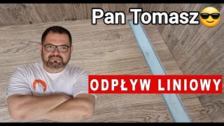 Odpływ liniowy  jak zrobić brodzik z odpływem w podłodze [upl. by Niklaus]