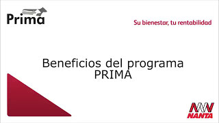 Beneficios del programa PRIMA [upl. by Bink]