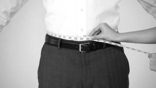 BLACKLAPEL  How To Measure Waist [upl. by Zelle]