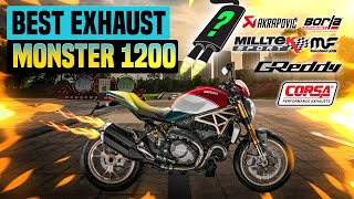 Ducati Monster 1200 Exhaust Sound🔥AkrapovicAustin RacingExanSC ProjectTermignoniDelkevicRemus [upl. by Letsyrk]