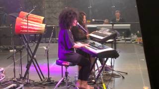 IBEYI playing Pohoda Festival Slovakia 1172015 [upl. by Enattirb]