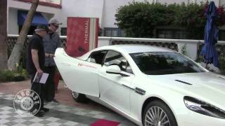 2011 Aston Martin Rapide on CarCast with Adam Carolla and Sandy Ganz [upl. by Case502]