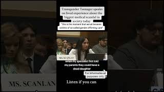 Transgender Teenager speaks on lived experience about the biggest medical scandal in society today [upl. by Frederique]