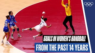 10 minutes of insane goals in womens handball 🤾😎 [upl. by Shandy480]