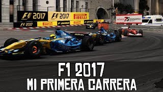 F1 2017  Mi primera carrera Renault R26  Monaco night [upl. by Anniala]