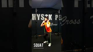 Exercice 6  Les squats avec Power band [upl. by Neveda]