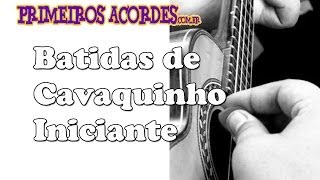 Aula de Batidas para cavaquinho  Iniciante [upl. by Engeddi]