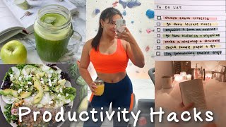 🌈how to be productive for lazy people 💤  morning routine tips amp healthy habits☀️ [upl. by Dulla]