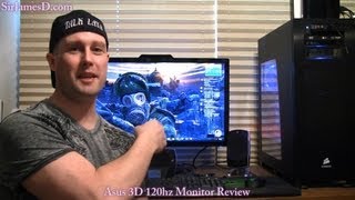 Asus 27quot 3D 120hz VG278H Monitor Review [upl. by Odlavso]