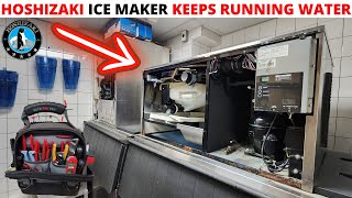 HVACR Hoshizaki Ice Maker Keeps Running Water Hoshizaki Ice Maker Water Wont Stop Running Fix [upl. by Iaw]