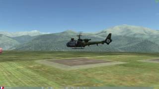 DCS Gazelle rotating landing [upl. by Anileva]