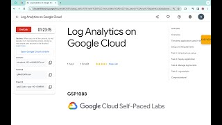 Log Analytics on Google Cloud  qwiklabs  GSP1088  With Explanation🗣️ [upl. by Doble]