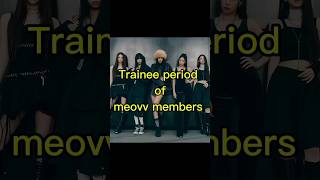 Meovv members trainee time meovv theblacklabel [upl. by Iddet660]