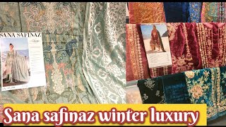 Sana safinaz new winter luxury collection 2024  sana safinaz velvet collection 2024 [upl. by Anahpos]