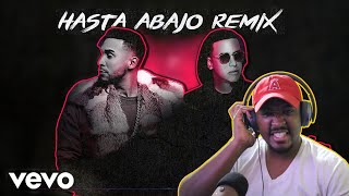 Hasta Abajo Remix ⬇️ Don Omar ❌ Daddy Yankee  El Negro Reacciona HD Zumba 🔥 [upl. by Trescha]