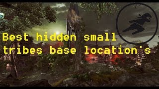 Best small tribe Extinction base Locations  hidden  Ark Survival Evolved [upl. by Ecertal]