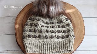 All Natural Beanie Crochet Pattern [upl. by Morgana]