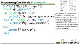 2 GCSE AQA Pseudocode Programming Selection [upl. by Chelton]