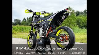 KTM 450530ExcR Supermoto Supermotard A2 rijbewijs [upl. by Mas762]