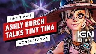 Ashly Burch on Being Tiny Tina Voice Acting and Her DampD Alignment  IGN First [upl. by Eivets233]