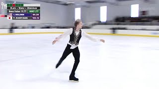 Ilia Malinin FS Lombardia Trophy 2024 Im not A Vampire Score box ver [upl. by Nalyak]