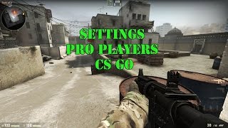 CS GO SETTINGS PRO PLAYERS 2016  Ustawienia pro graczy [upl. by Hairu]