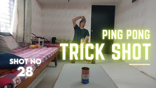 Playing Ping pong ball trick shot dailyvlog [upl. by Jemie]