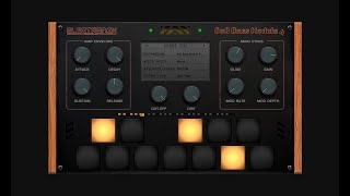 808 BASS MODULE 4 PRESETS DEMO 🔥🔥🔥 VSTVST3AU  Electronik Sound Lab  2021 [upl. by Ertnom]