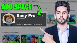 How To Put Spaces In Your Display Name On Roblox  Roblox Usernames With Spaces 2024 New Method [upl. by Petronille44]