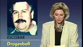 Escobar  Nachrichten Deutsch  Tagesschau 1993 [upl. by Zondra]