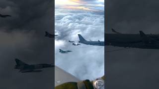 Airbus A330 MRTT MidAir Refuelling Jets [upl. by Saucy]