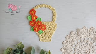 ✅ NUEVO patrón de CANASTAcesto  a crochet súper fácil  aplicación [upl. by Riddle776]