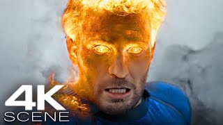 The Human Torch 2024 4K Scene  Deadpool amp Wolverine Movie Clip [upl. by Ttenyl158]