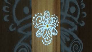 Daily Rangoli trending shortvideo viralvideo daily rangoli simple easydots 456 dots [upl. by Billat]