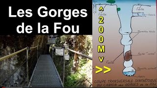 Les Gorges de la Fou the narrowest gorge in the world [upl. by Reema579]